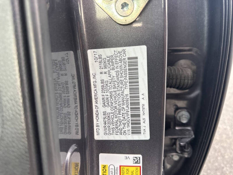 2018 Honda Accord Touring