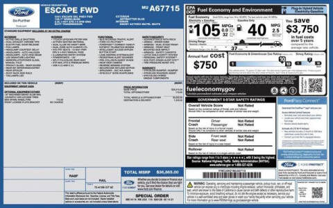 2021 Ford Escape Plug-In Hybrid SEL