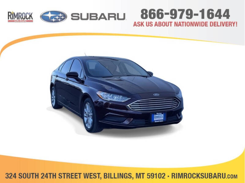 2017 Ford Fusion for sale at RIMROCK SUBARU in Billings MT