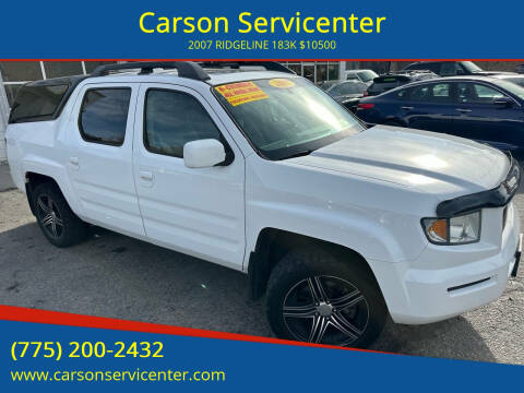 2007 Honda Ridgeline for sale at Carson Servicenter in Carson City NV