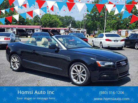 2013 Audi A5 for sale at Homsi Auto Inc in Kannapolis NC