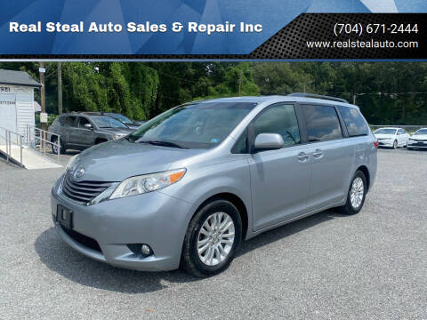 2016 Toyota Sienna for sale at Real Steal Auto Sales & Repair Inc in Gastonia NC