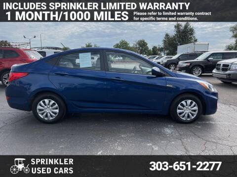 2016 Hyundai Accent for sale at Sprinkler Used Cars in Longmont CO