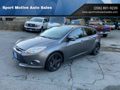 2014 Ford Focus for sale at Sport Motive Auto Sales in Seattle WA