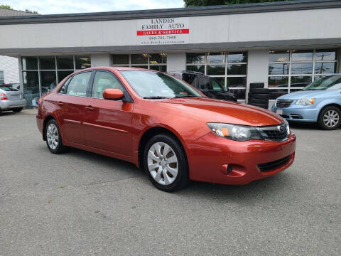 2009 Subaru Impreza for sale at Landes Family Auto Sales in Attleboro MA