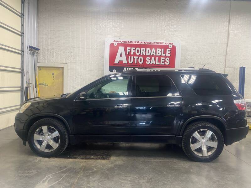 2012 GMC Acadia for sale at Affordable Auto Sales in Humphrey NE