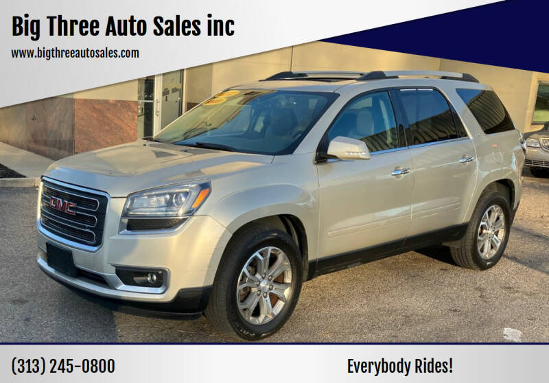 2015 GMC Acadia for sale at Big Three Auto Sales inc in Detroit MI