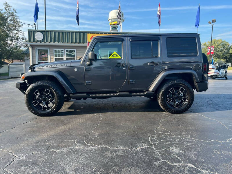 2017 Jeep Wrangler Unlimited for sale at G and S Auto Sales in Ardmore TN