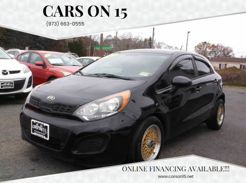 2014 Kia Rio 5-Door for sale at Cars On 15 in Lake Hopatcong NJ