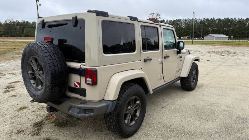 2016 Jeep Wrangler Unlimited Sahara 75th Anniversary