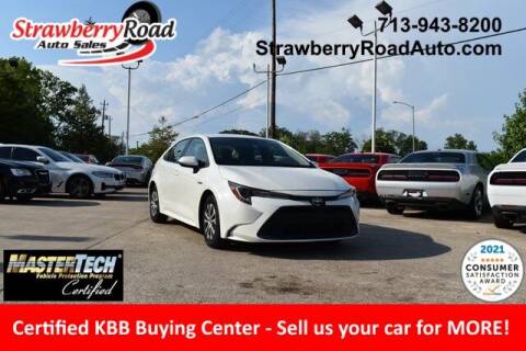 2020 Toyota Corolla Hybrid for sale at Strawberry Road Auto Sales in Pasadena TX