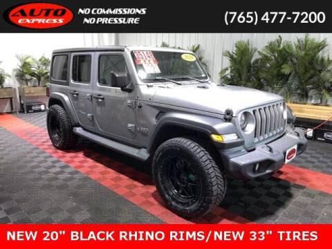 2020 Jeep Wrangler Unlimited for sale at Auto Express in Lafayette IN