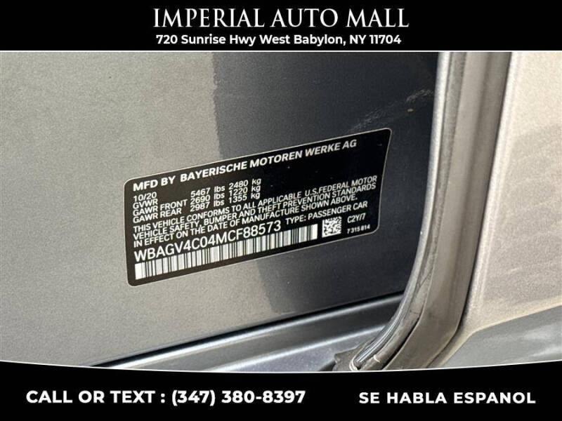 2021 BMW 8 Series 840i xDrive Gran Coupe