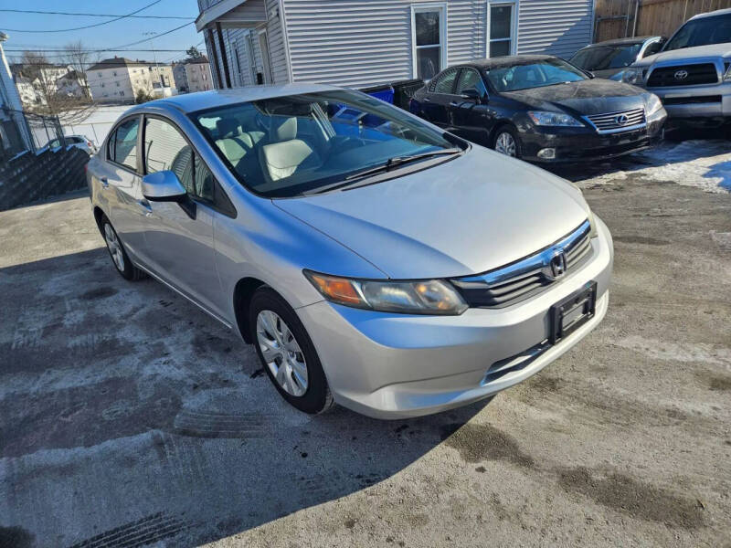 2012 Honda Civic for sale at Fortier's Auto Sales & Svc in Fall River MA