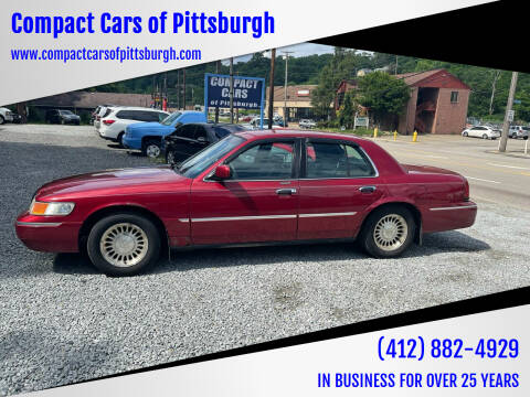 2000 Mercury Grand Marquis for sale at Compact Cars of Pittsburgh in Pittsburgh PA