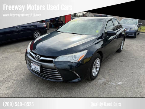 2017 Toyota Camry for sale at Freeway Motors Used Cars in Modesto CA