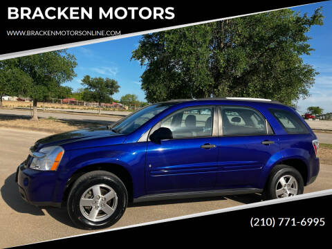 2007 Chevrolet Equinox for sale at BRACKEN MOTORS in San Antonio TX