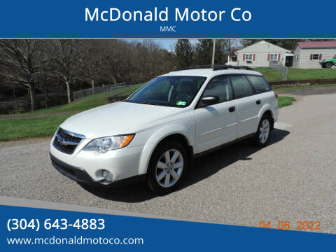 2008 Subaru Outback for sale at McDonald Motor Co in Harrisville WV