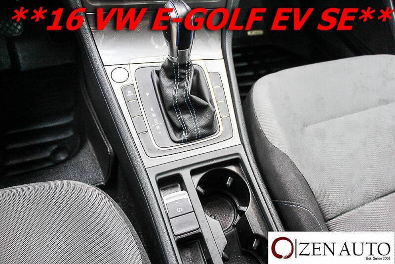 2016 Volkswagen e-Golf SE