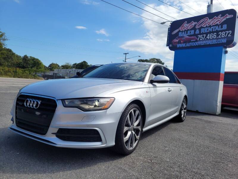2013 Audi A6 for sale at Auto Outlet Sales and Rentals in Norfolk VA