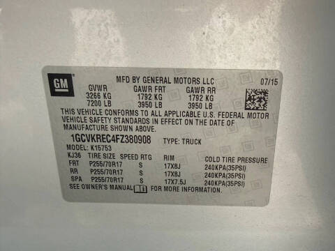 2015 Chevrolet Silverado 1500