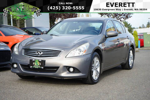 2013 Infiniti G37 Sedan for sale at West Coast AutoWorks in Everett WA