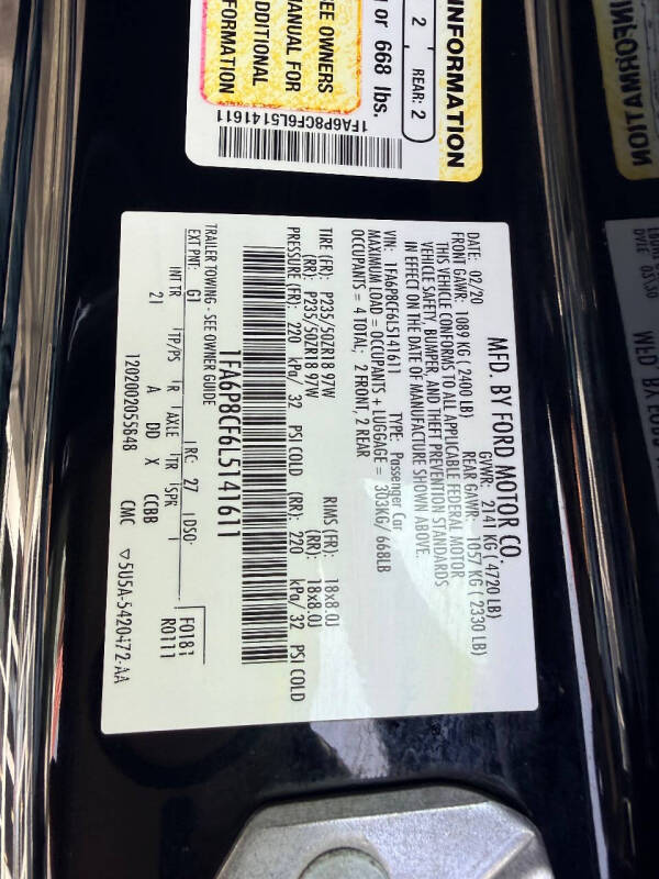 2020 Ford Mustang GT