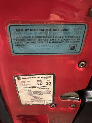 1975 Chevrolet Corvette