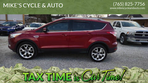2013 Ford Escape for sale at MIKE'S CYCLE & AUTO in Connersville IN