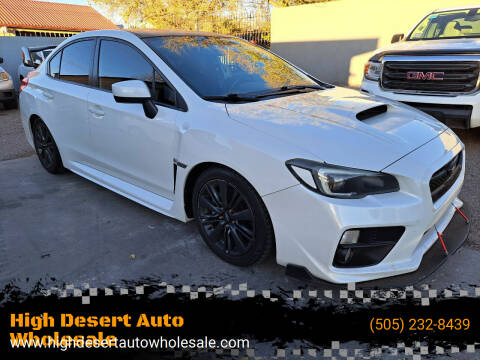 2015 Subaru WRX for sale at High Desert Auto Wholesale in Albuquerque NM