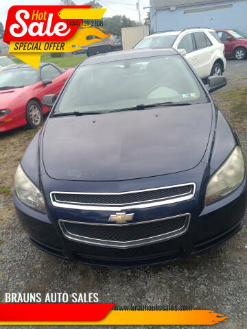 2010 Chevrolet Malibu for sale at BRAUNS AUTO SALES in Pottstown PA