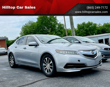 2017 Acura TLX for sale at Hilltop Car Sales in Knoxville TN