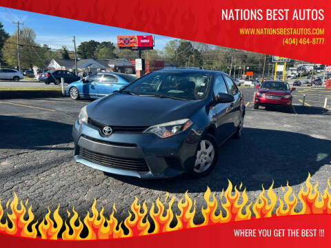 2014 Toyota Corolla for sale at Nations Best Autos in Decatur GA