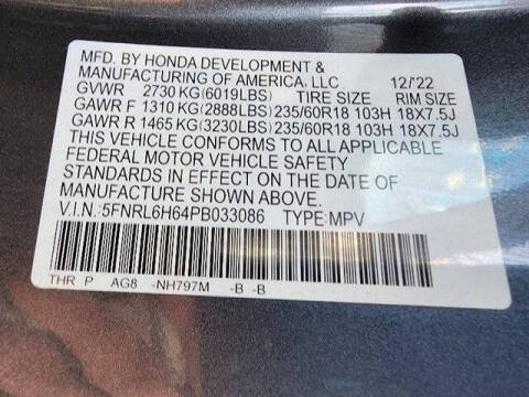 2023 Honda Odyssey EX-L