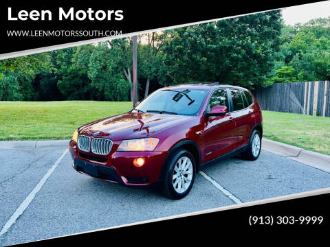 2013 BMW X3 for sale at Leen Motors in Merriam KS