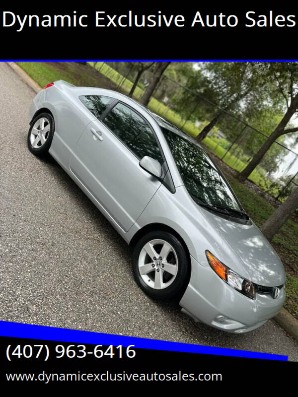2008 Honda Civic for sale at Dynamic Exclusive Auto Sales in Clermont FL