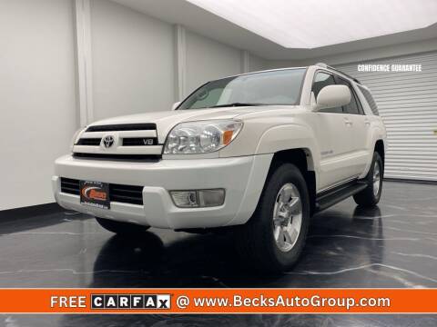 2005 Toyota 4Runner for sale at Becks Auto Group in Mason OH