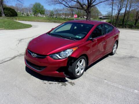 2013 Hyundai Elantra for sale at Pyles Auto Sales in Kittanning PA