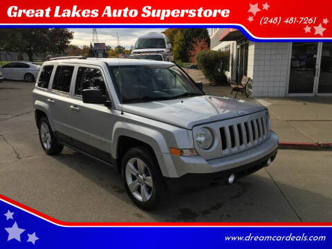 2012 Jeep Patriot for sale at Great Lakes Auto Superstore in Waterford Township MI