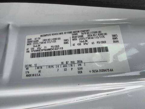 2021 Ford E-Series E-350 SD