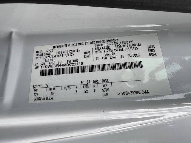 2021 Ford E-Series E-350 SD