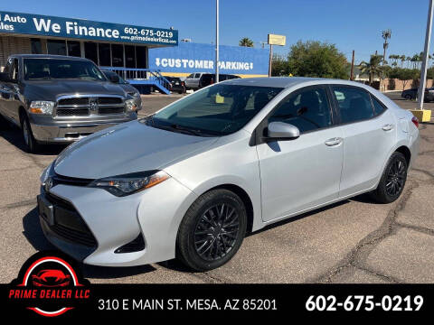 2017 Toyota Corolla for sale at PRIME DEALER, LLC. in Mesa AZ