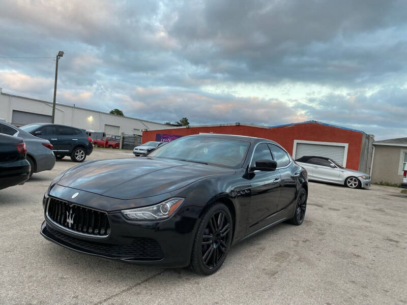 2015 Maserati Ghibli for sale at ONYX AUTOMOTIVE, LLC in Largo FL