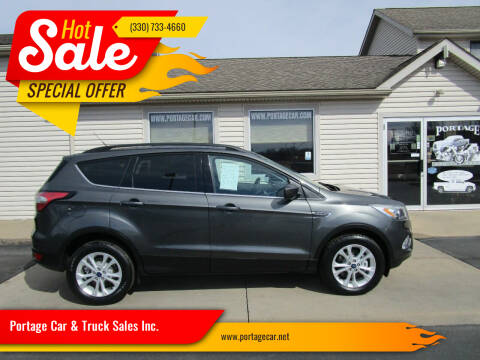 2017 Ford Escape for sale at Portage Car & Truck Sales Inc. in Akron OH