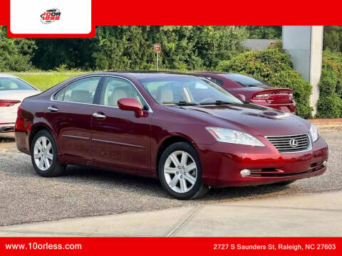 2007 Lexus ES 350 for sale at J T Auto Group - 10orless.com in Raleigh NC