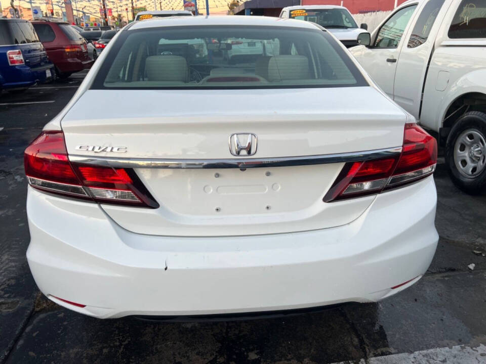 2015 Honda Civic for sale at Unique Auto Sales, Inc. in Bell, CA