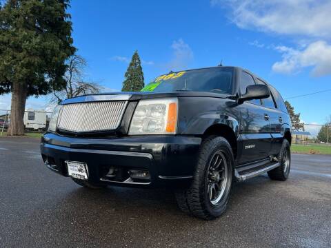 2003 Cadillac Escalade for sale at Pacific Auto LLC in Woodburn OR