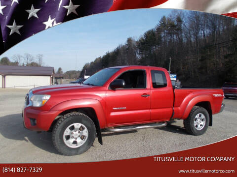 2012 Toyota Tacoma for sale at Titusville Motor Company in Titusville PA