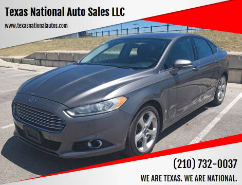 2014 Ford Fusion for sale at Texas National Auto Sales LLC in San Antonio TX
