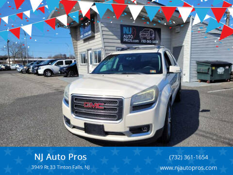 2013 GMC Acadia for sale at NJ Auto Pros in Tinton Falls NJ